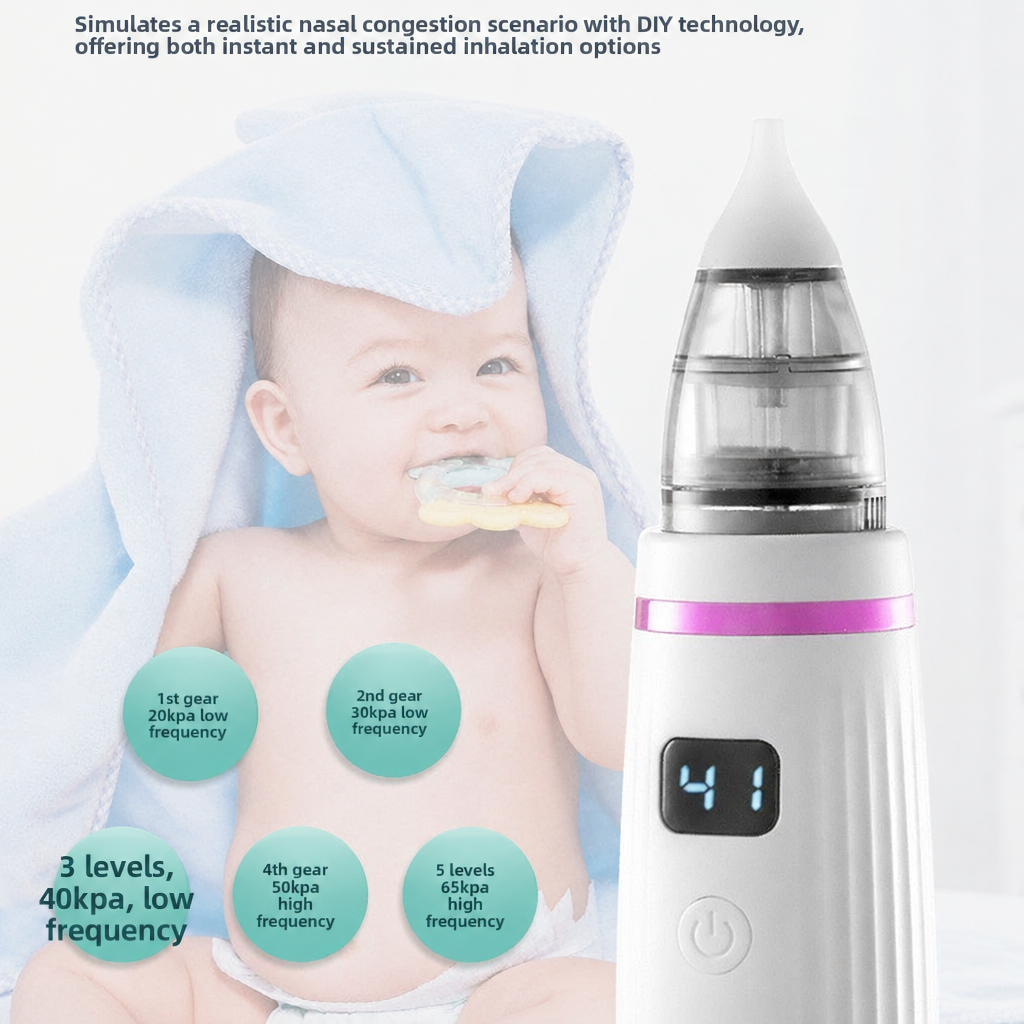Rechargeable Baby Electric Nasal Aspirator & Ear Cleaner